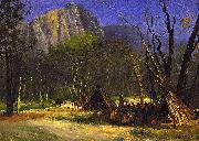 Albert Bierstadt Indians in Council, California oil painting artist